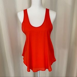 Lush Orange Tank Top Lush Brand